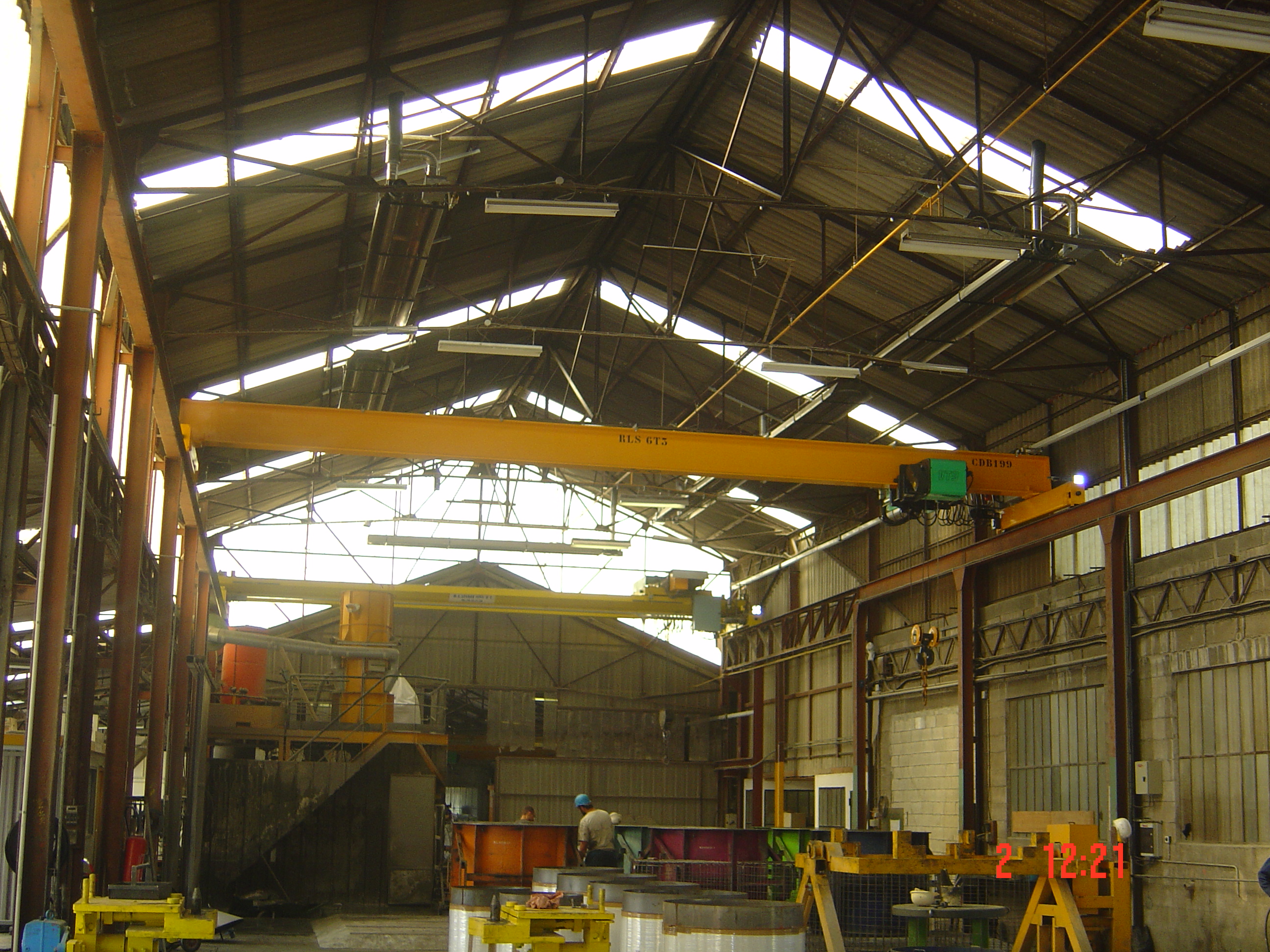 intervention sur pont monopoutre de levage