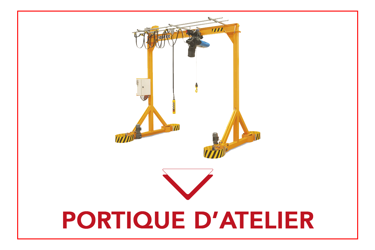 Portique d'atelier levage